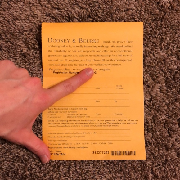 Dooney & Bourke Iowa Hawkeyes leather tote style - Picture 4 of 4